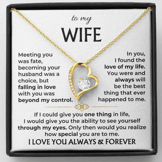 To My Wife - Always and Forever