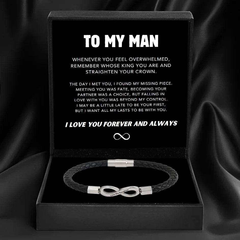 To My Man - Infinity Bracelet