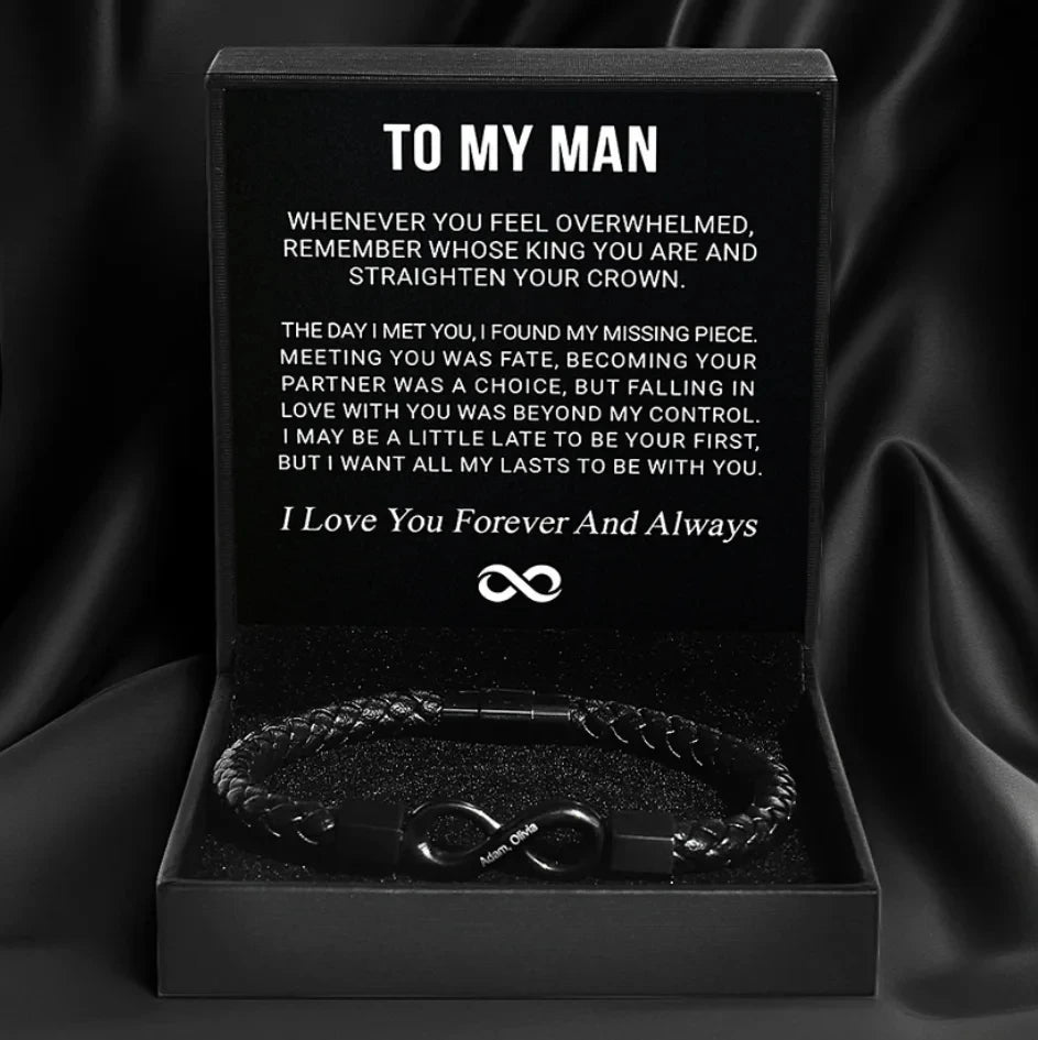 To My Man - Infinity Bracelet
