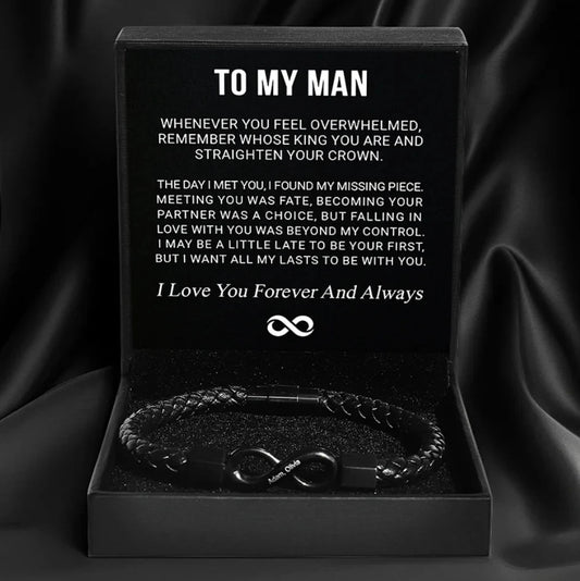 To My Man - Infinity Bracelet